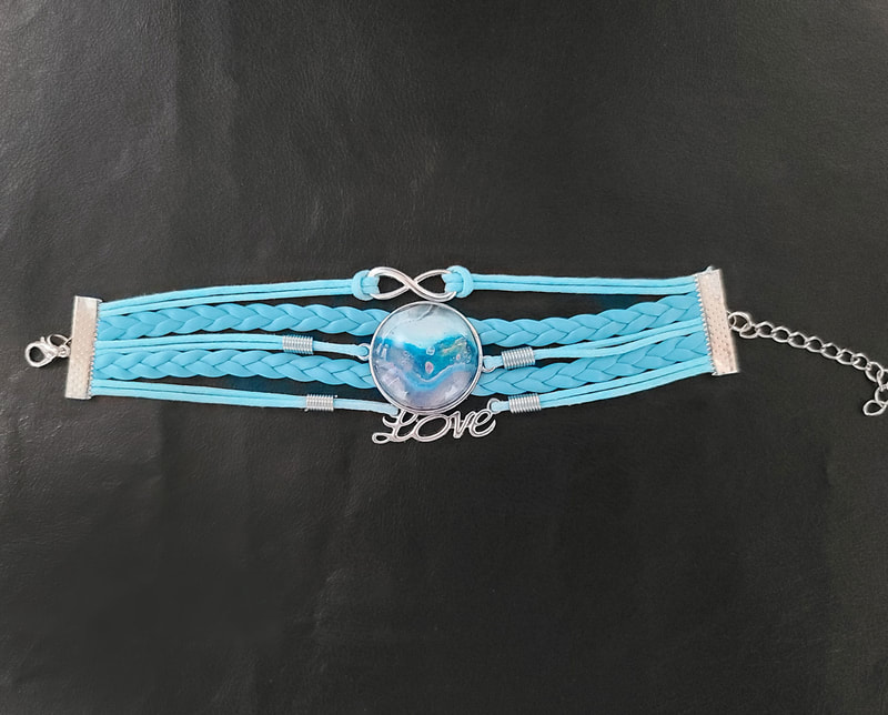 Blue Love Infinity Bracelet